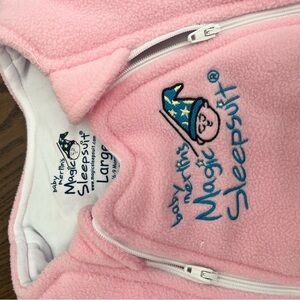 Baby Merlin's Magic Sleepsuit Pink